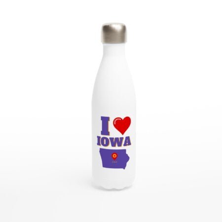 I love Iowa water bottle INSPIREZIA