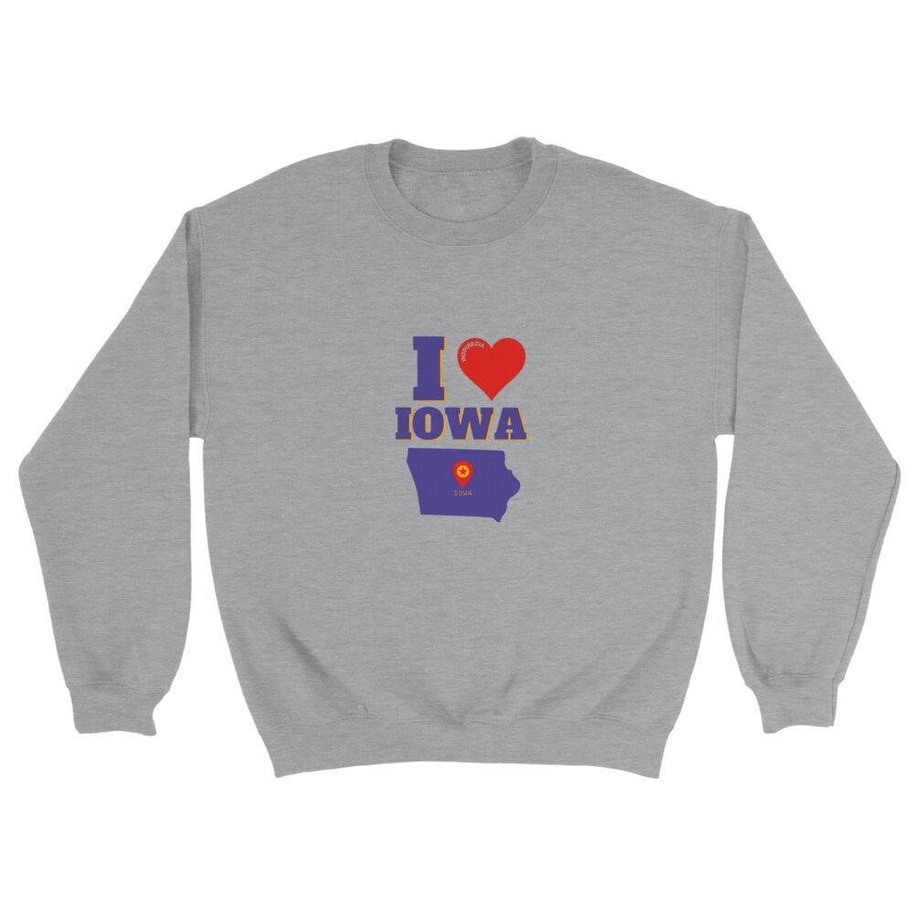 I love Iowa sweatshirt INSPIREZIA