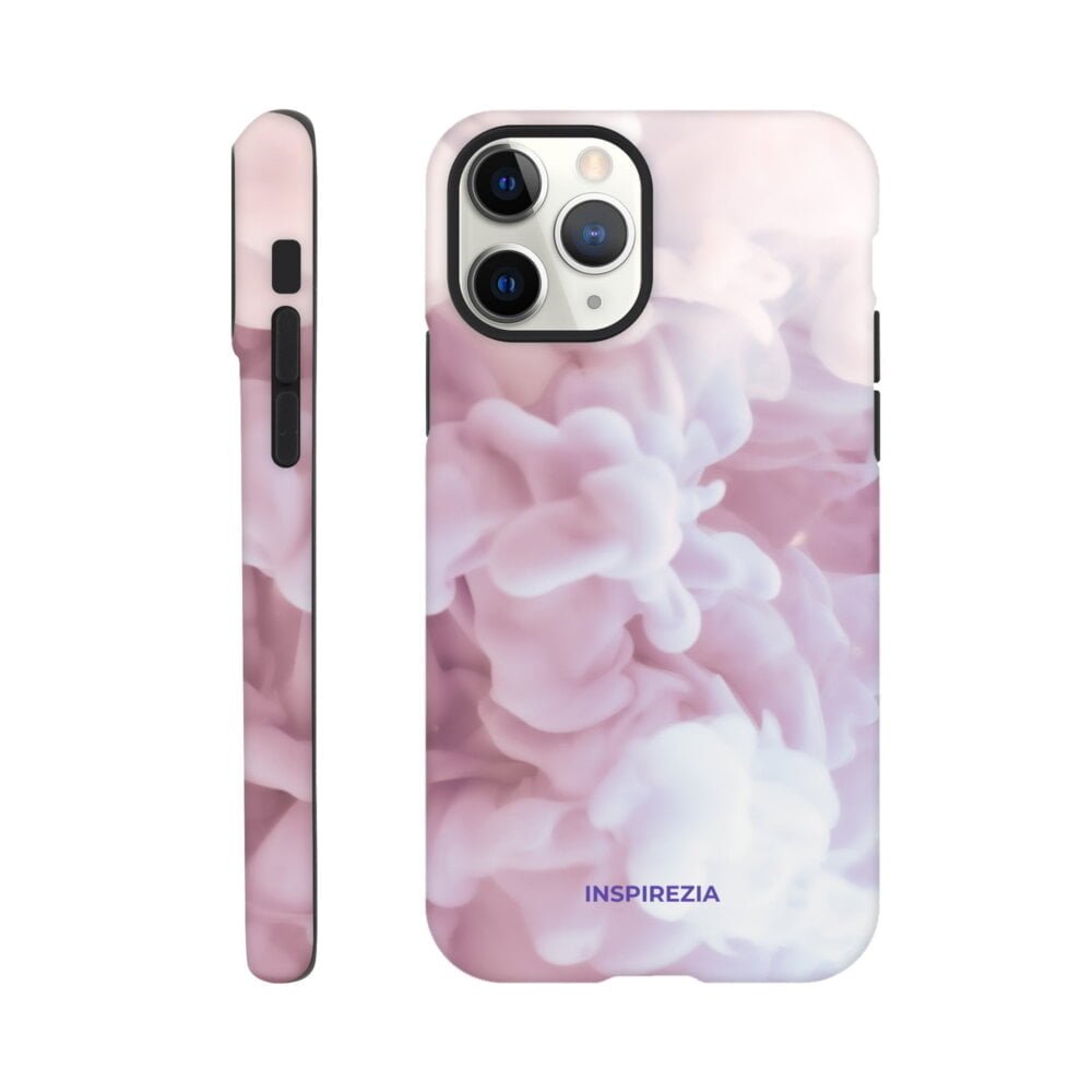 Pink smoke protective phone case INSPIREZIA