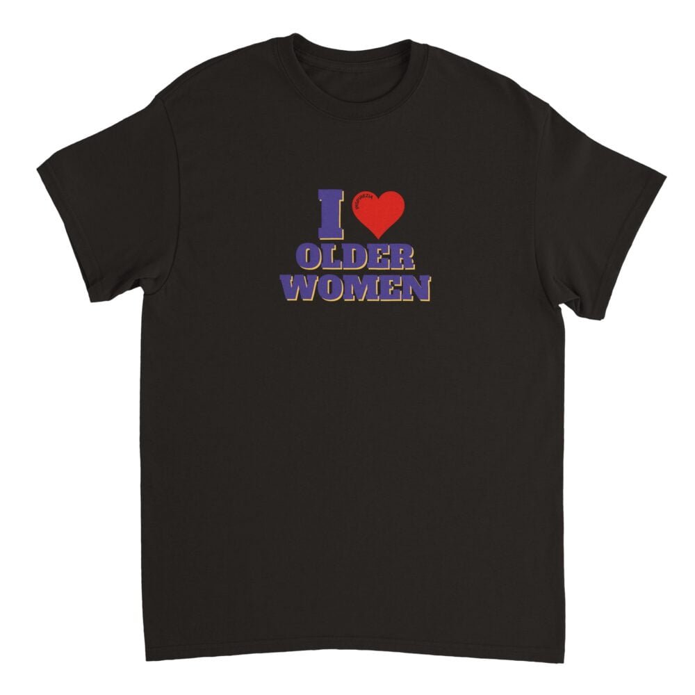 I love older women t shirt INSPIREZIA