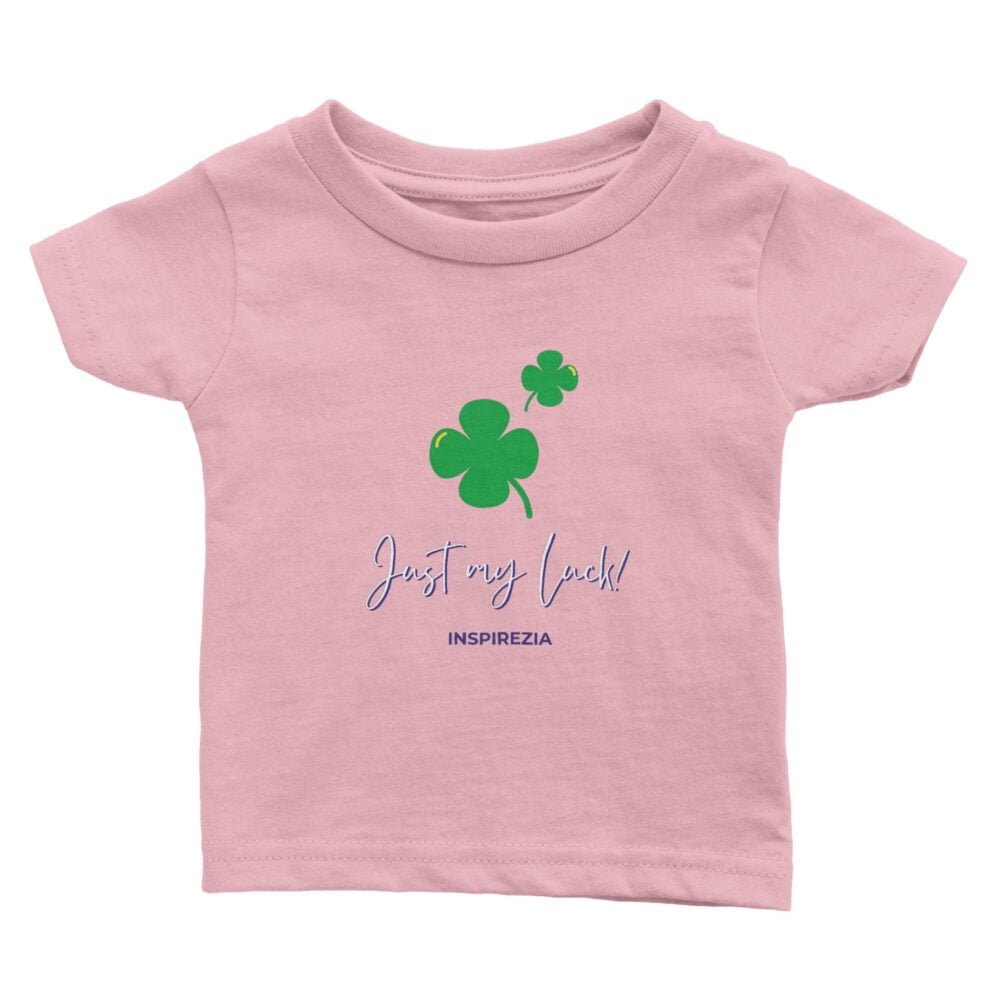 Just my luck baby t shirt INSPIREZIA