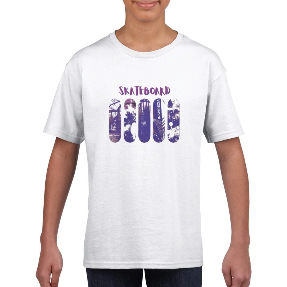 Skateboard kids t shirt INSPIREZIA