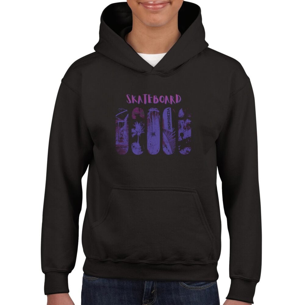 Skateboard kids hoodie INSPIREZIA