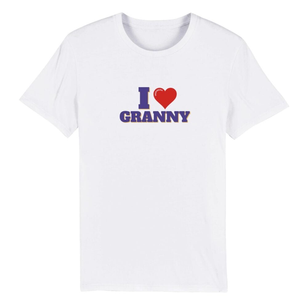 I love granny eco friendly t shirt INSPIREZIA