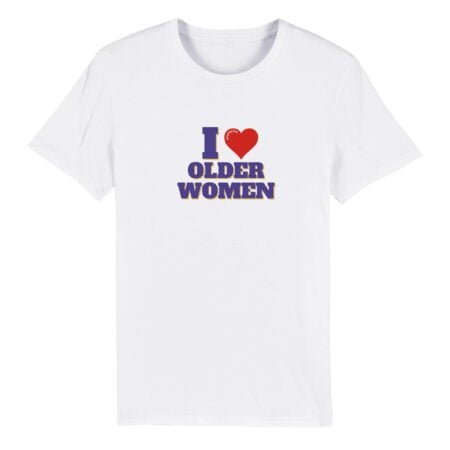 I love older women eco friendly t shirt INSPIREZIA