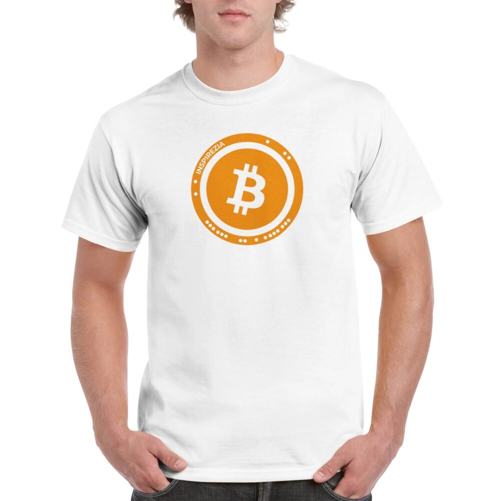 Bitcoin logo t shirt INSPIREZIA