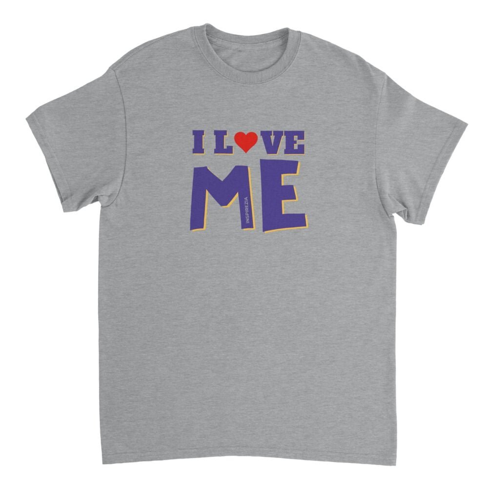 I love me t shirt INSPIREZIA