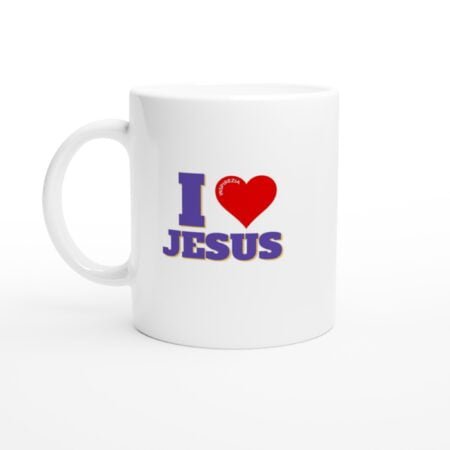 I love Jesus mug INSPIREZIA