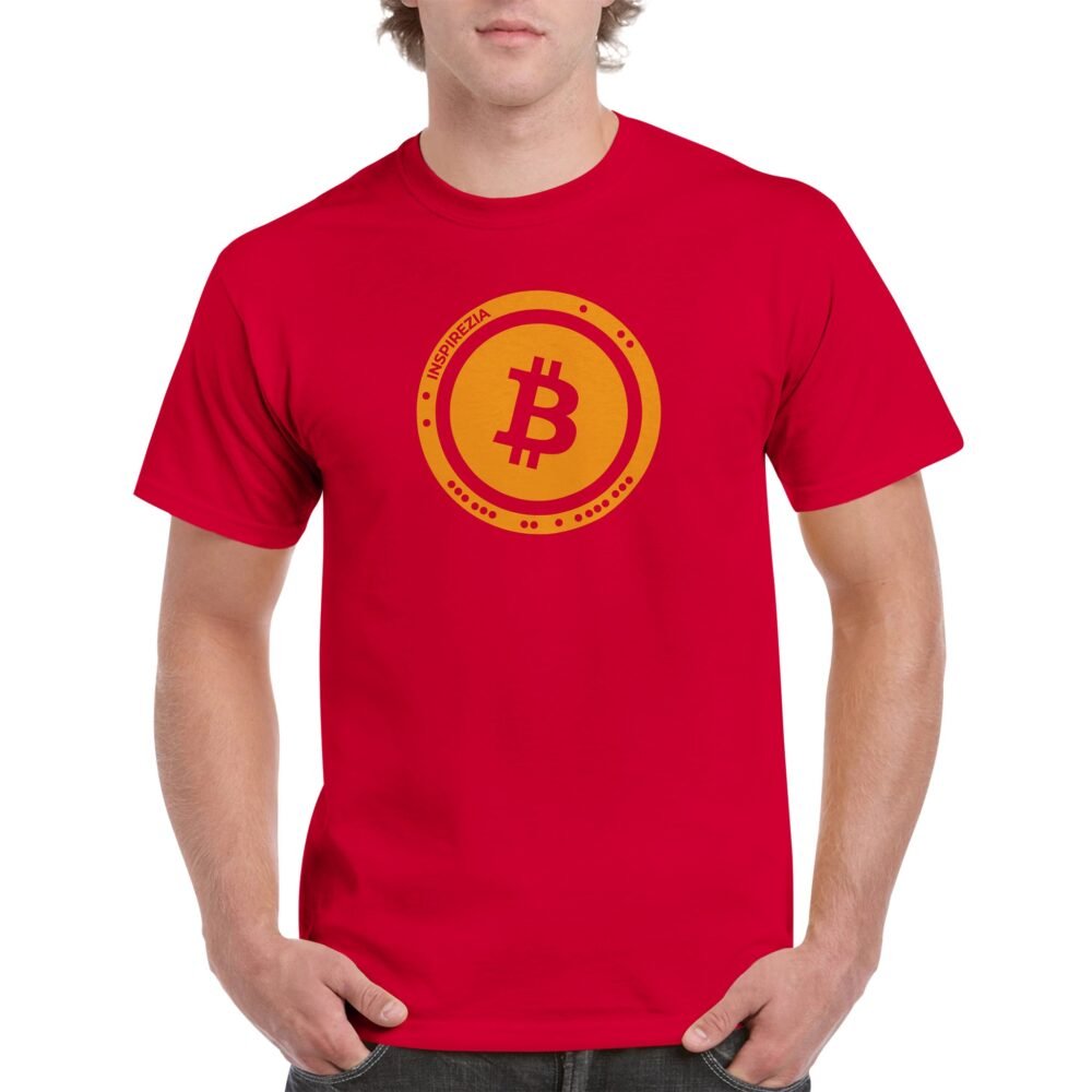 Bitcoin logo t shirt INSPIREZIA