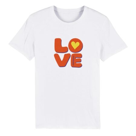 Love eco friendly t shirt INSPIREZIA