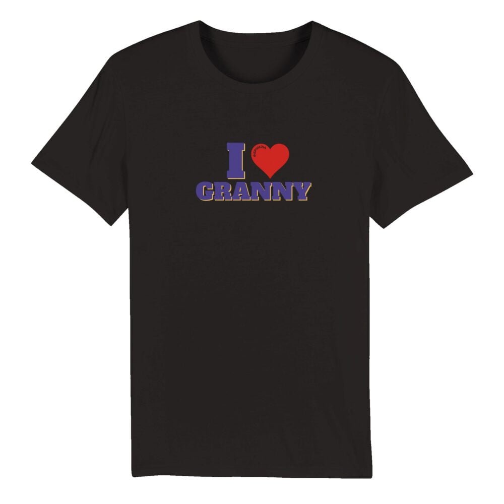 I love granny eco friendly t shirt INSPIREZIA