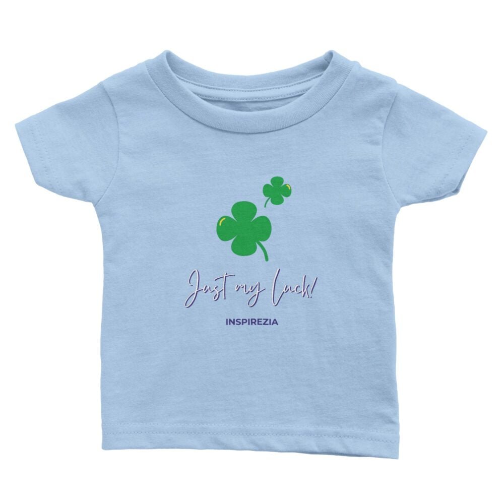 Just my luck baby t shirt INSPIREZIA