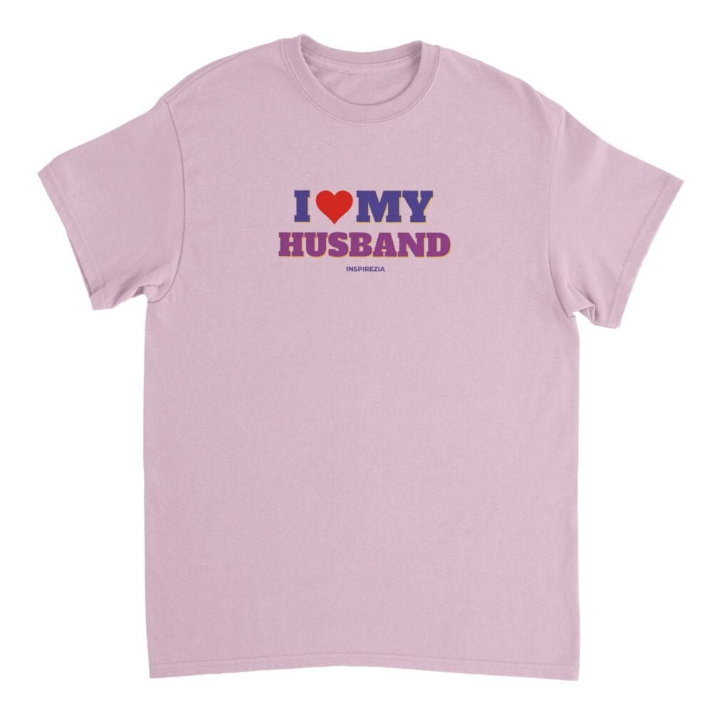 I love my husband t shirt INSPIREZIA