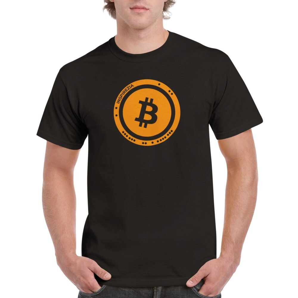 Bitcoin logo t shirt INSPIREZIA