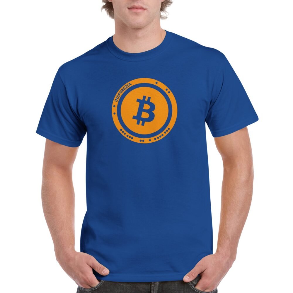 Bitcoin logo t shirt INSPIREZIA