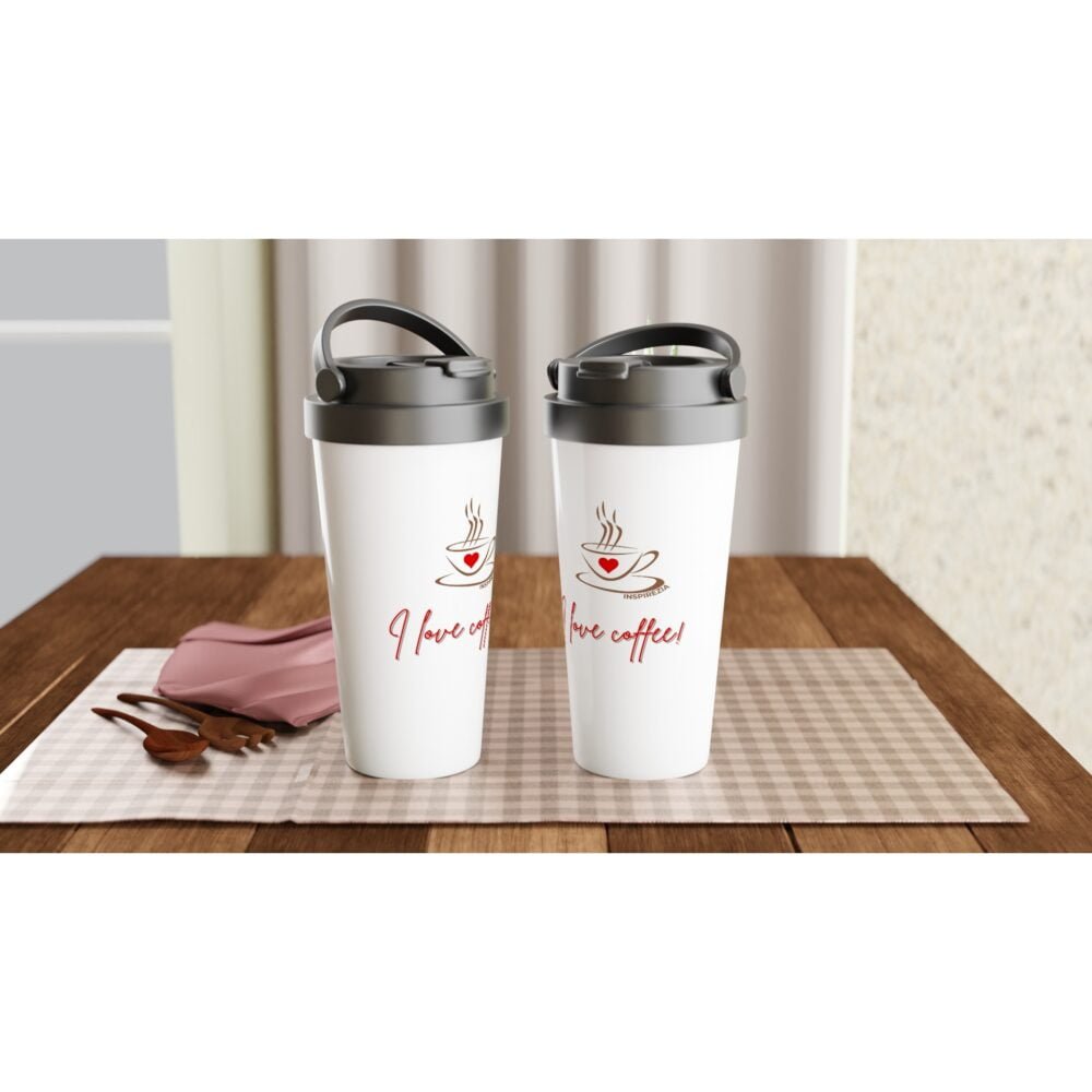 I love coffee travel mug INSPIREZIA