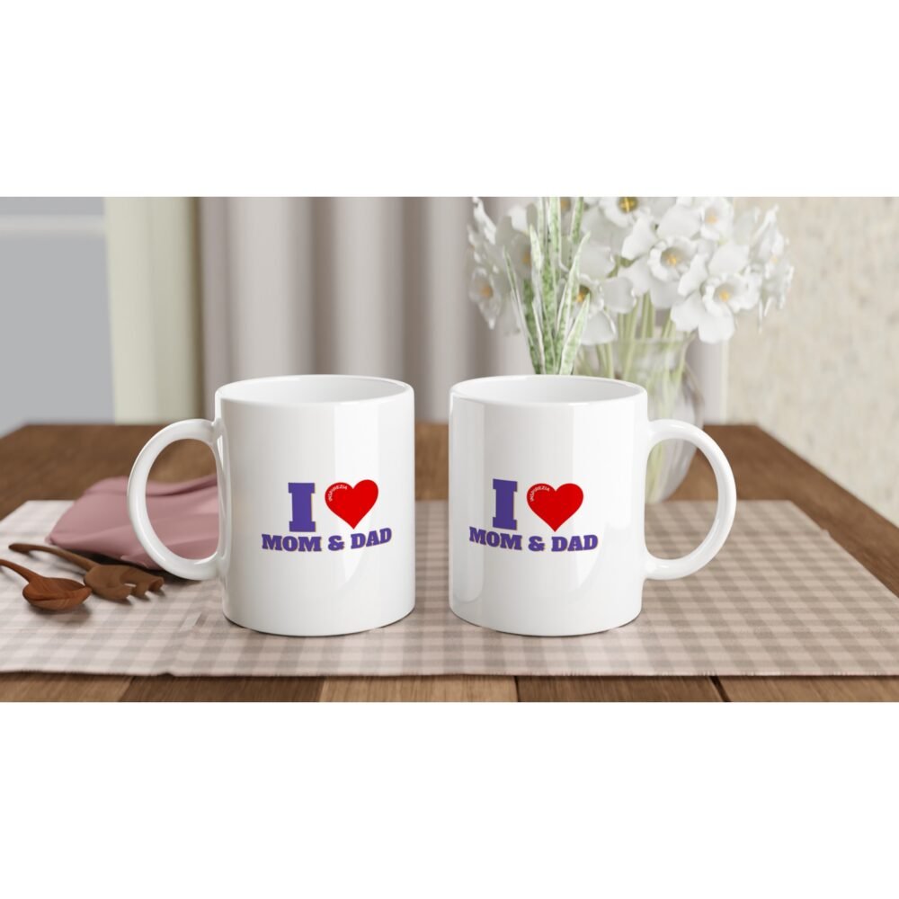 I love mom and dad mug INSPIREZIA