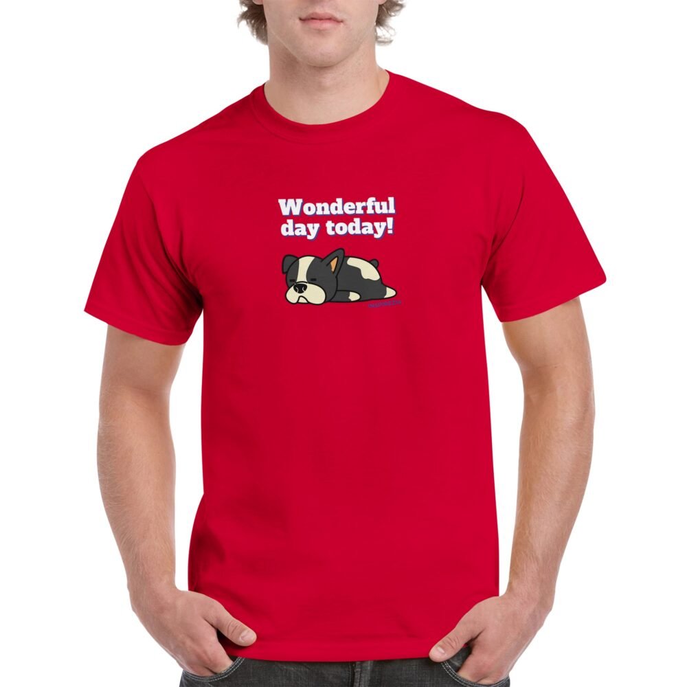 Wonderful day dog t shirt INSPIREZIA