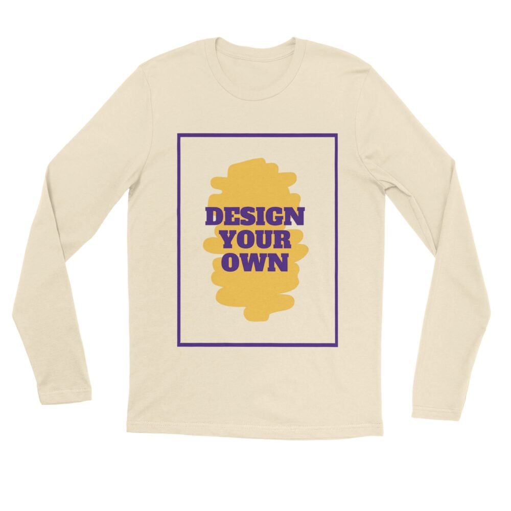 Design your own long sleeve shirt premium INSPIREZIA