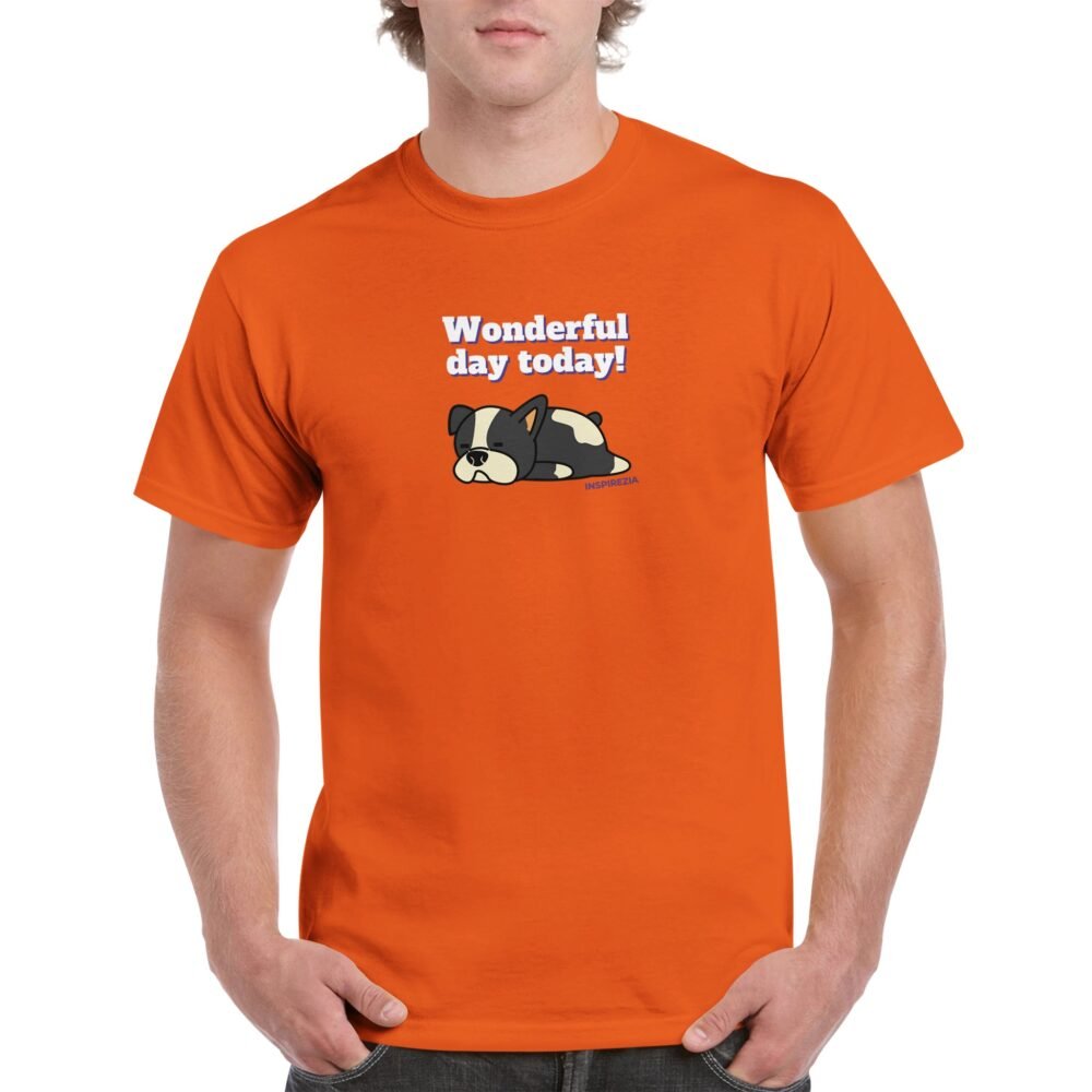 Wonderful day dog t shirt INSPIREZIA