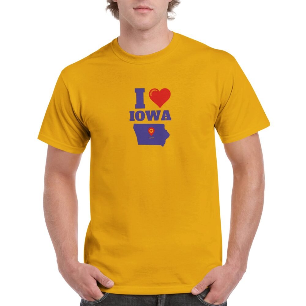 I love iowa t shirt INSPIREZIA