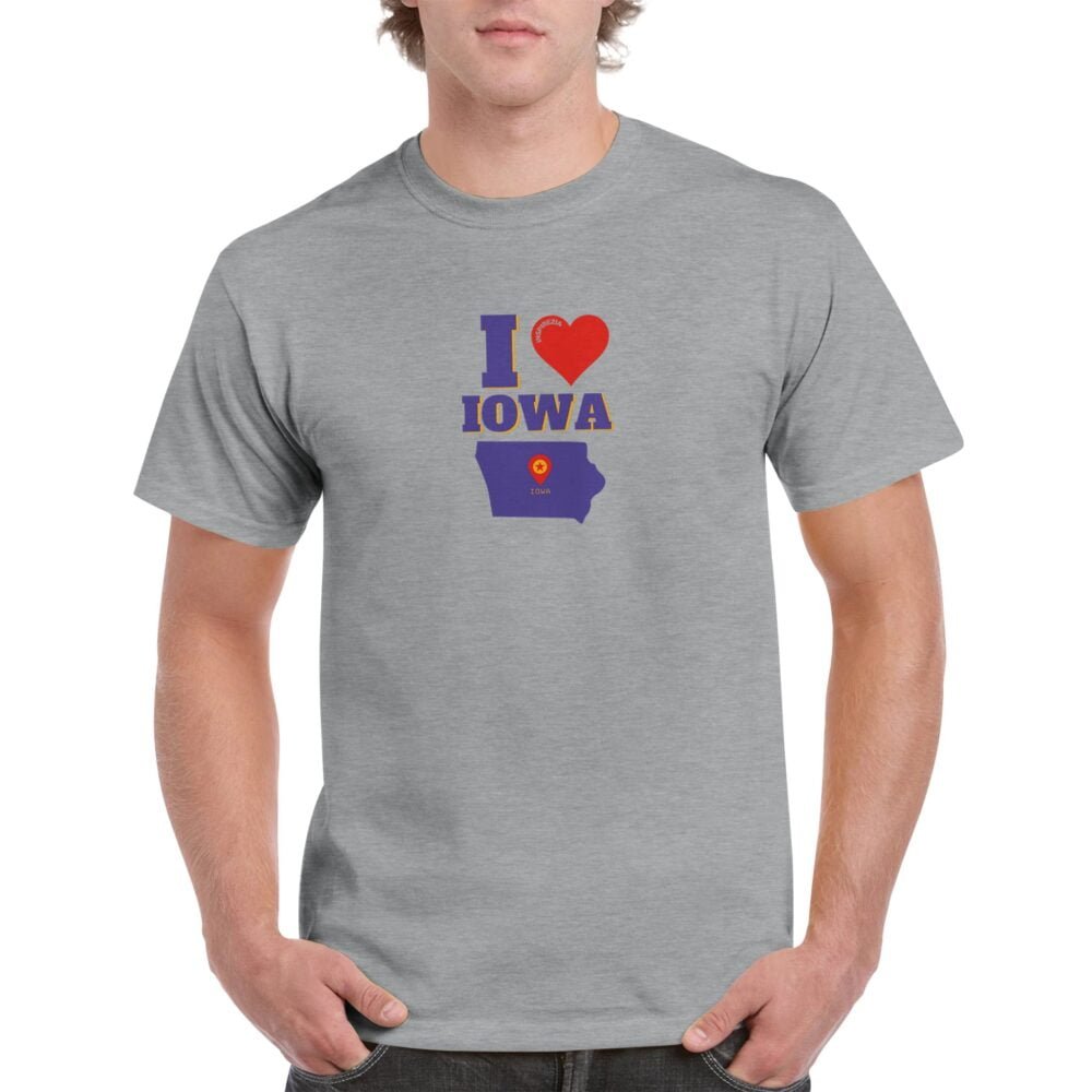 I love iowa t shirt INSPIREZIA