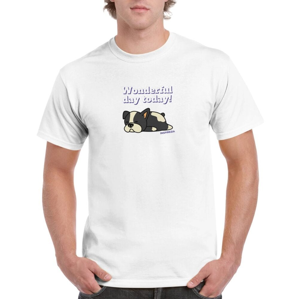 Wonderful day dog t shirt INSPIREZIA