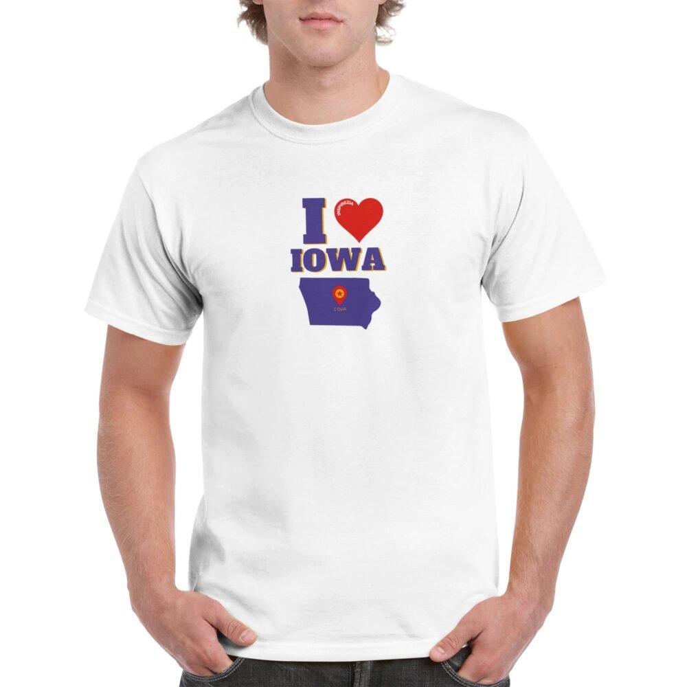 I love iowa t shirt INSPIREZIA