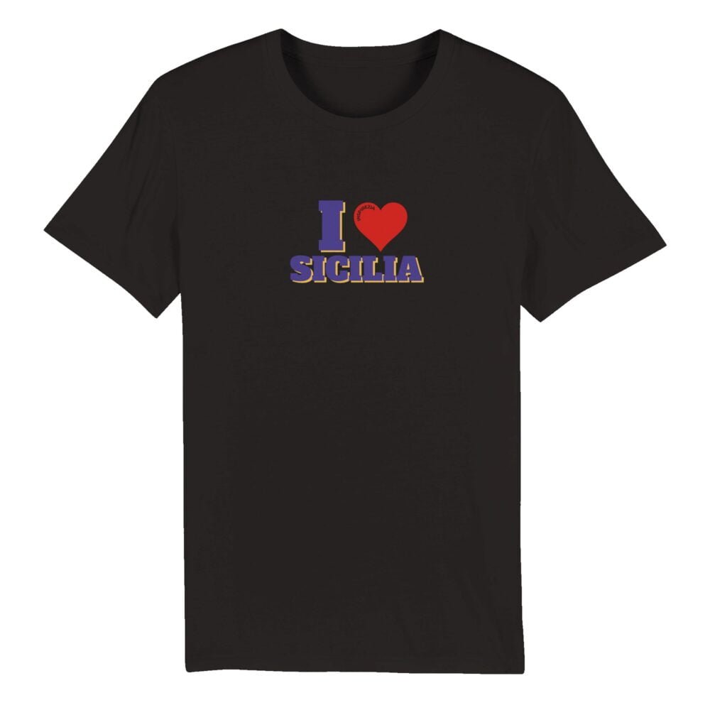 I love sicilia eco friendly t shirt INSPIREZIA