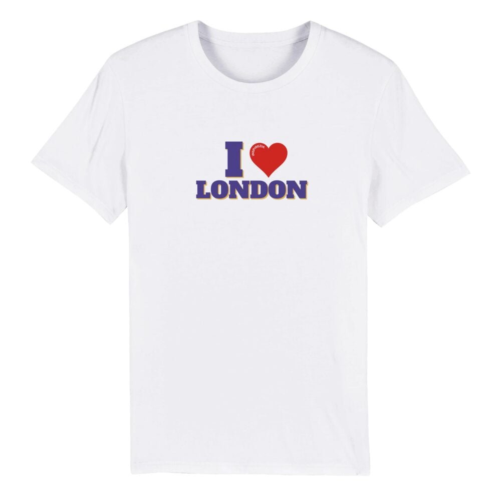 I love london eco friendly t shirt INSPIREZIA