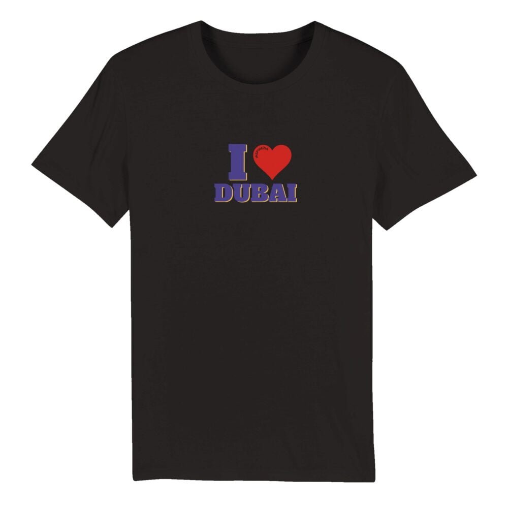 I love dubai eco friendly t shirt INSPIREZIA