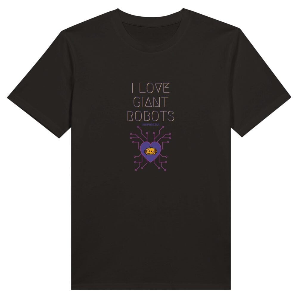 I love giant robots eco friendly t shirt INSPIREZIA