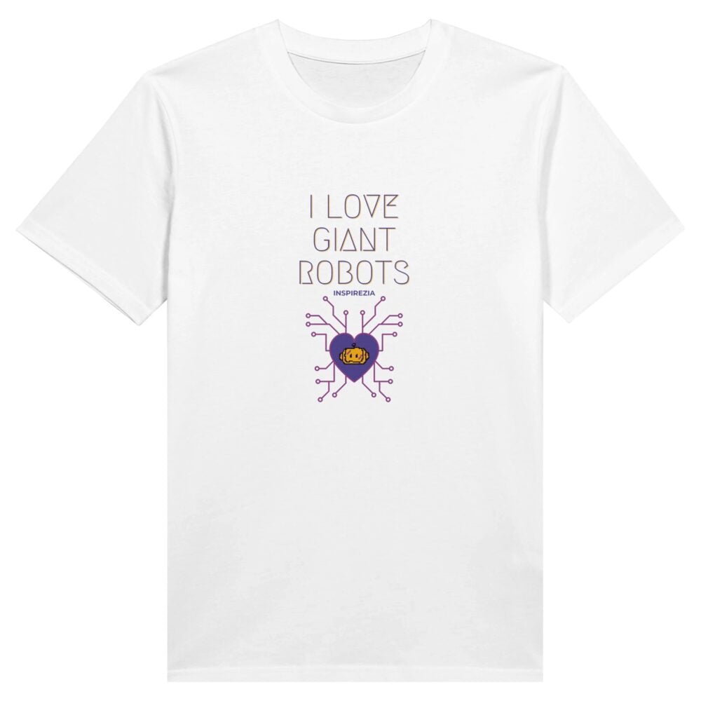 I love giant robots eco friendly t shirt INSPIREZIA