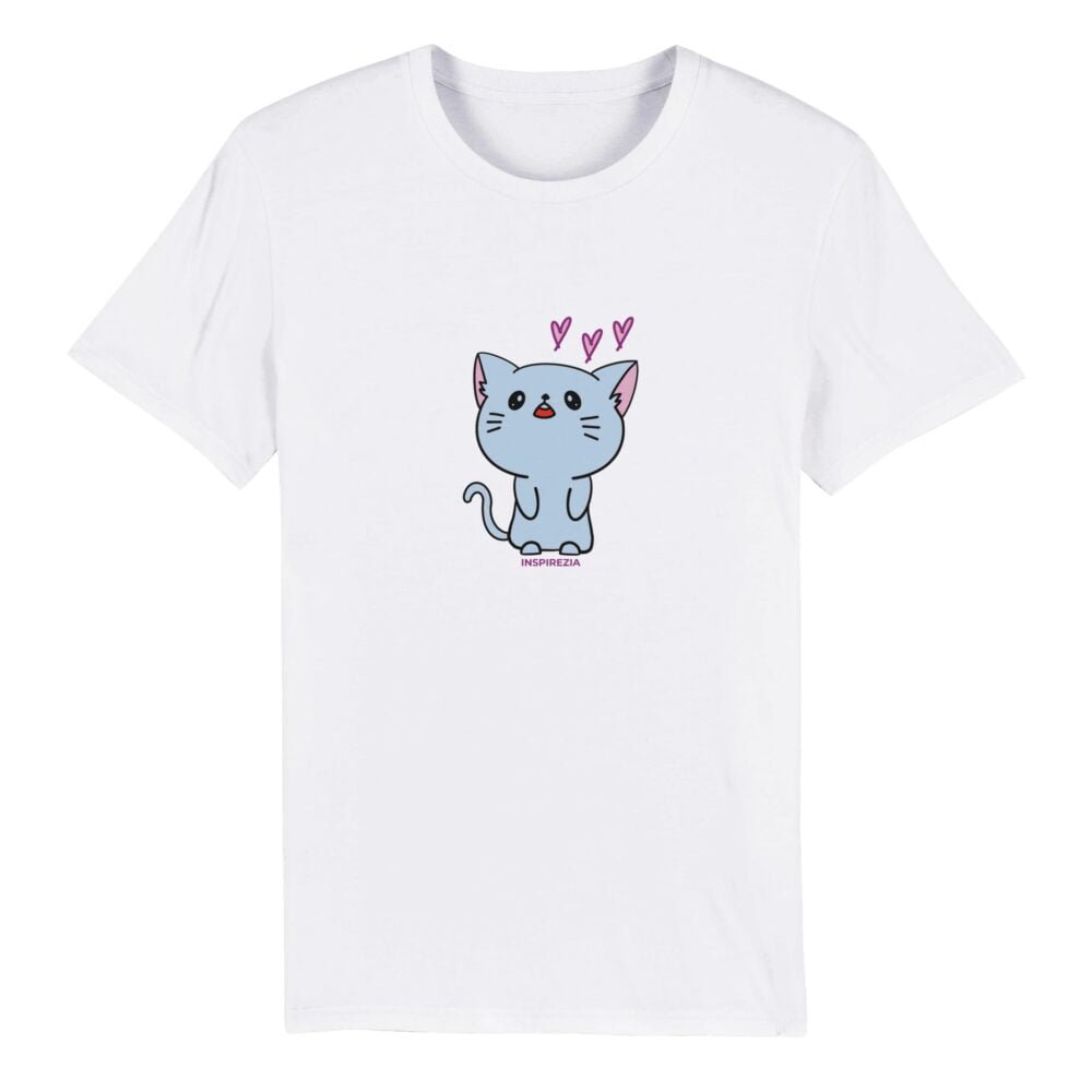 Cat eco friendly t shirt INSPIREZIA