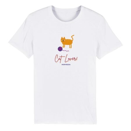 Cat lover eco friendly t shirt INSPIREZIA