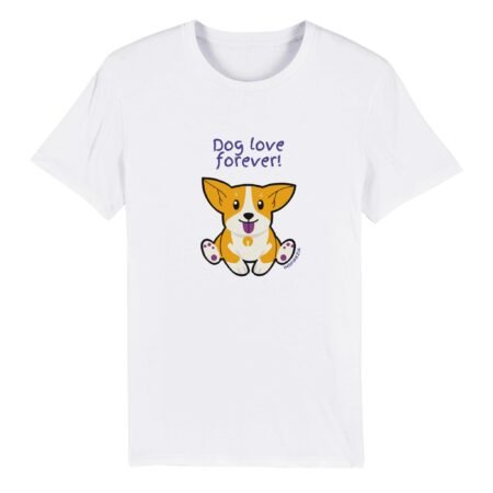 Dog love eco friendly t shirt INSPIREZIA