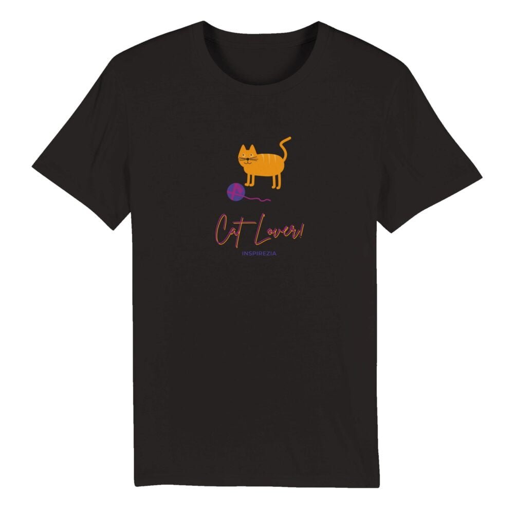 Cat lover eco friendly t shirt INSPIREZIA