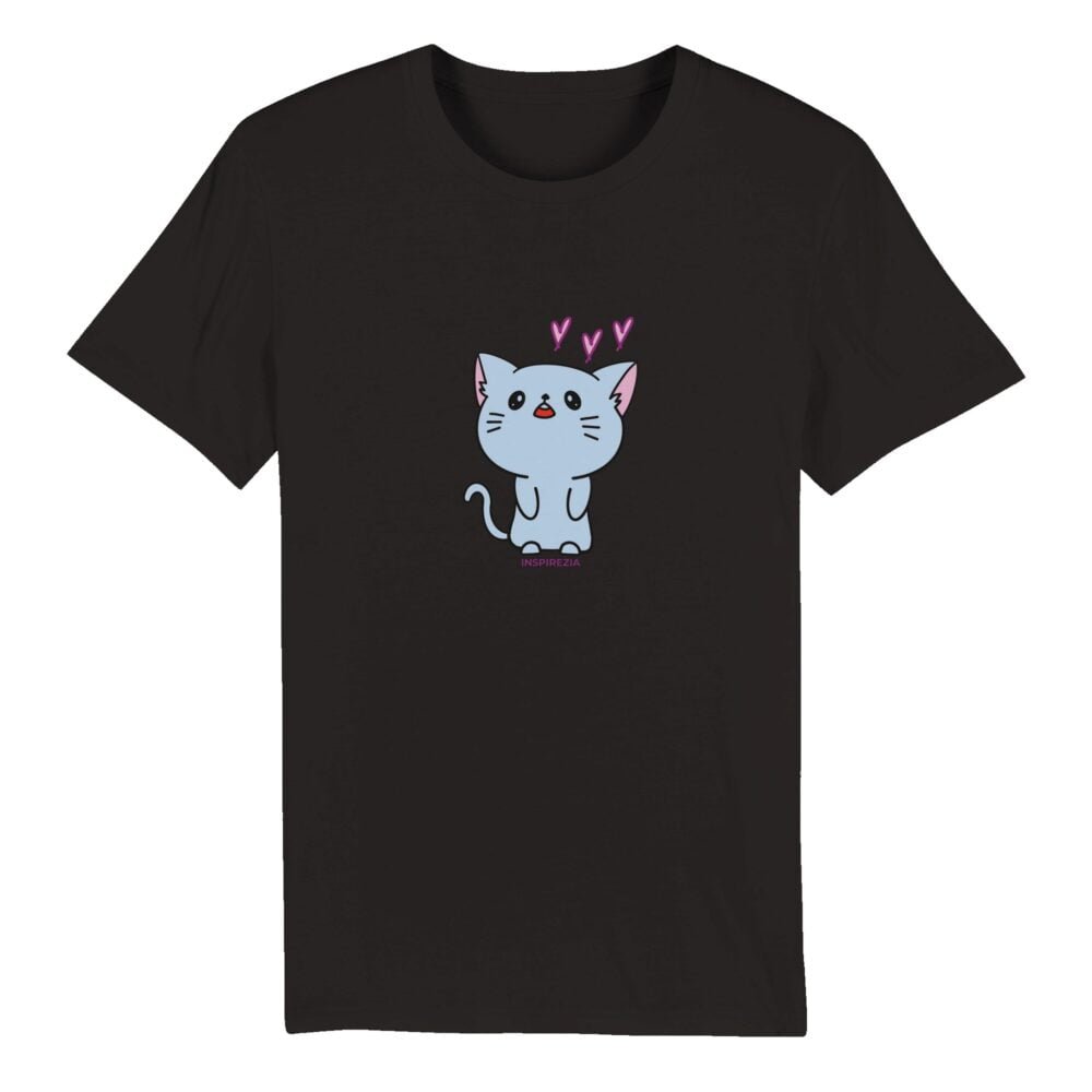 Cat eco friendly t shirt INSPIREZIA